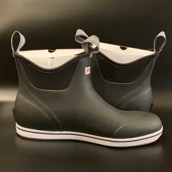 XtraTuf Men’s ankle Deck boot Black - Picture 3 of 7